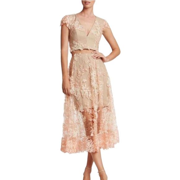 Dress the population Julianna two - piece dress L - Picture 2 of 12